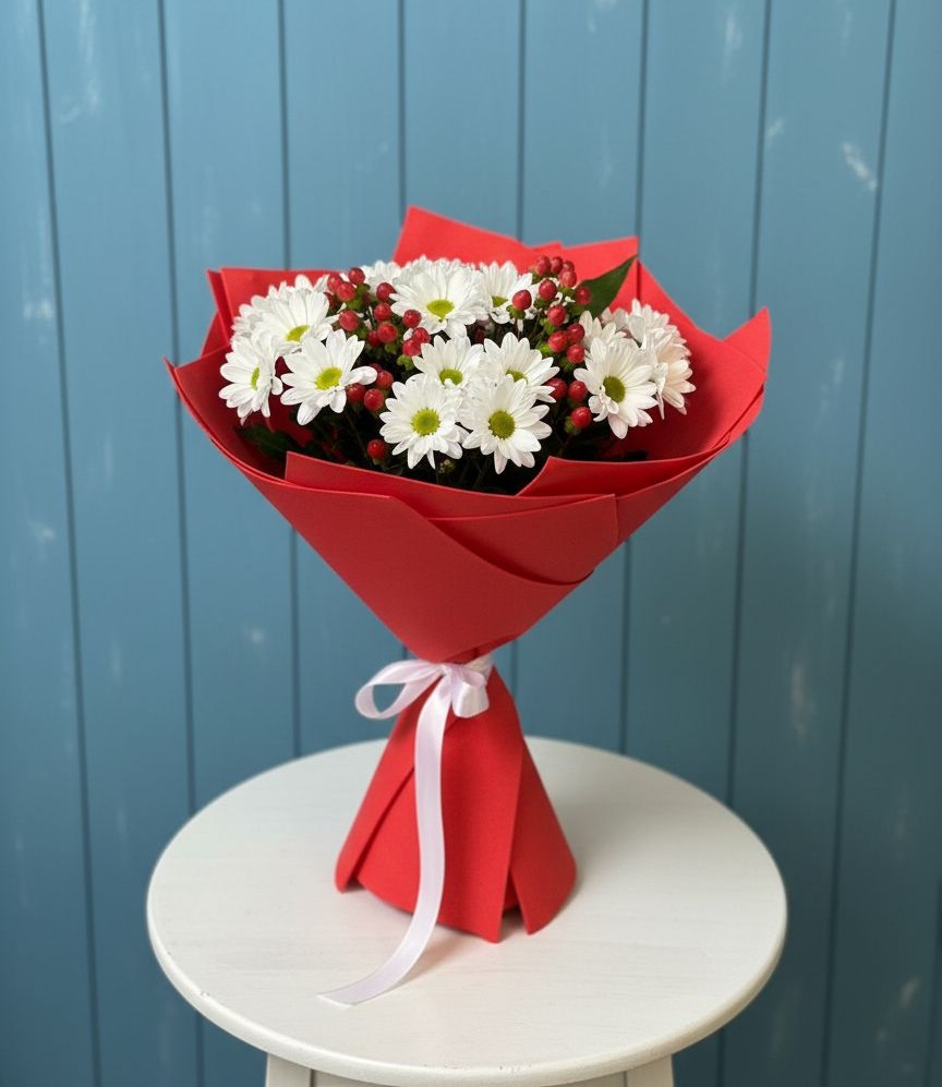 Букет цветов из: Хризантемы в Татищево