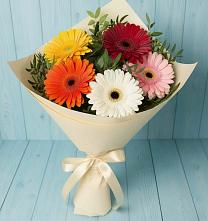 Букет цветов из:  Герберы в Татищево