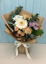 Букет цветов из:  Герберы и Хризантемы в Татищево