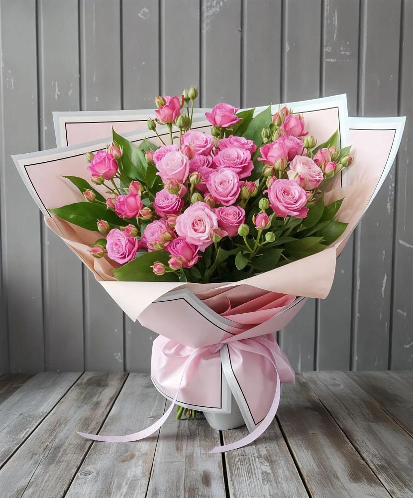 Букет Розовый кустик в Татищево